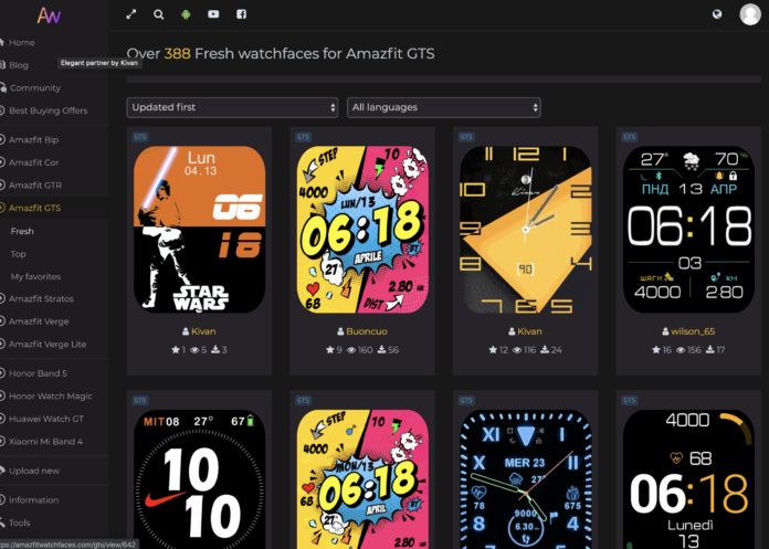 Come installare le watchfaces su Amazfit GTS su Android - Blog WebEats